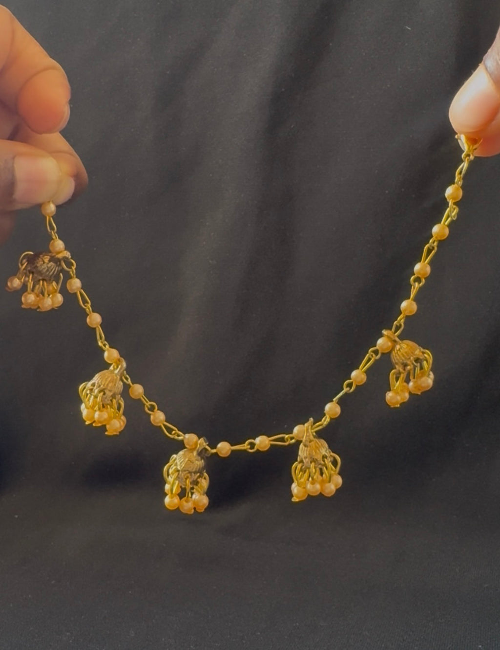Aira Jhumka Bracelet (Rose Gold)