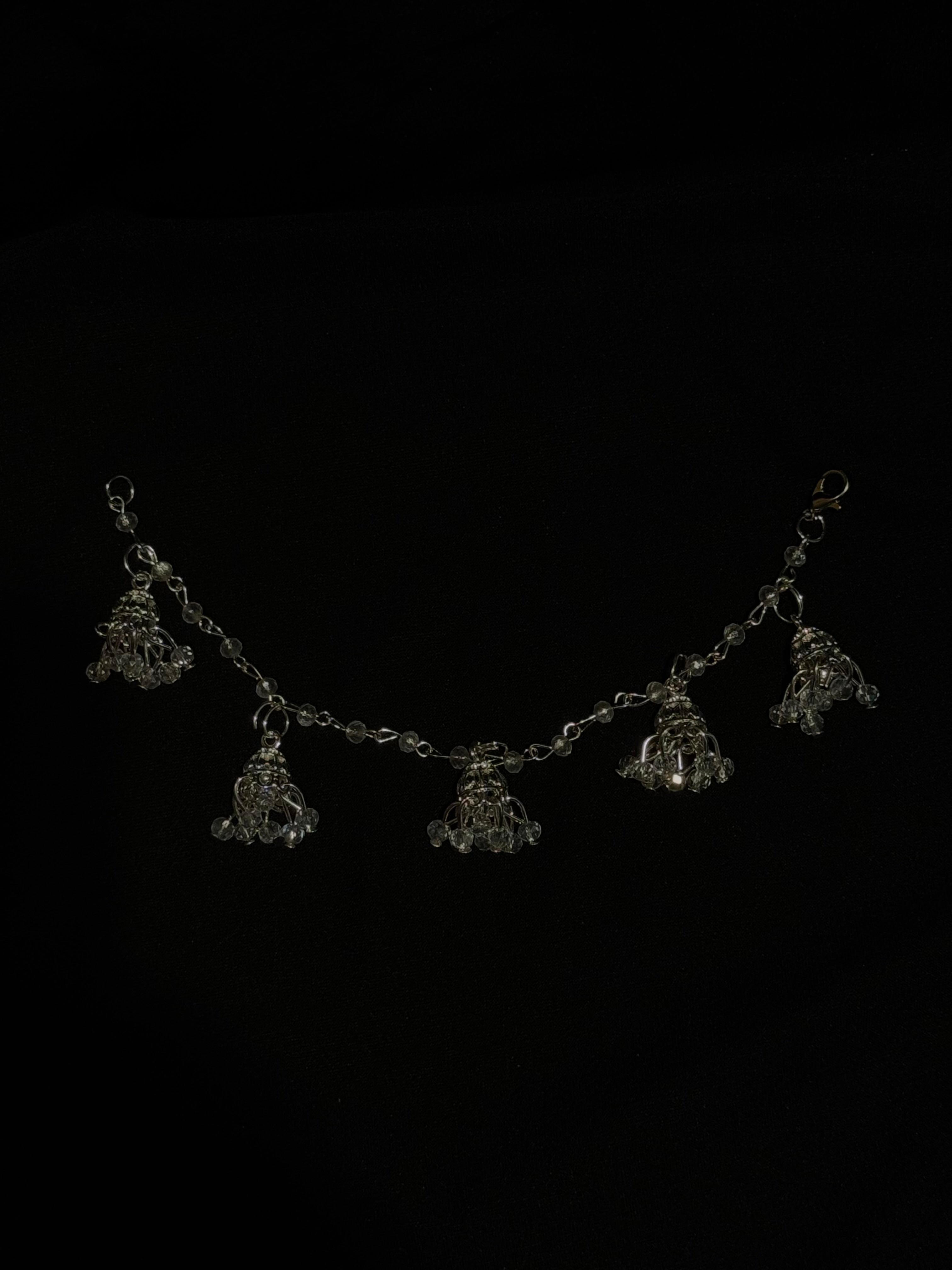 Aira Jhumka Bracelet Silver