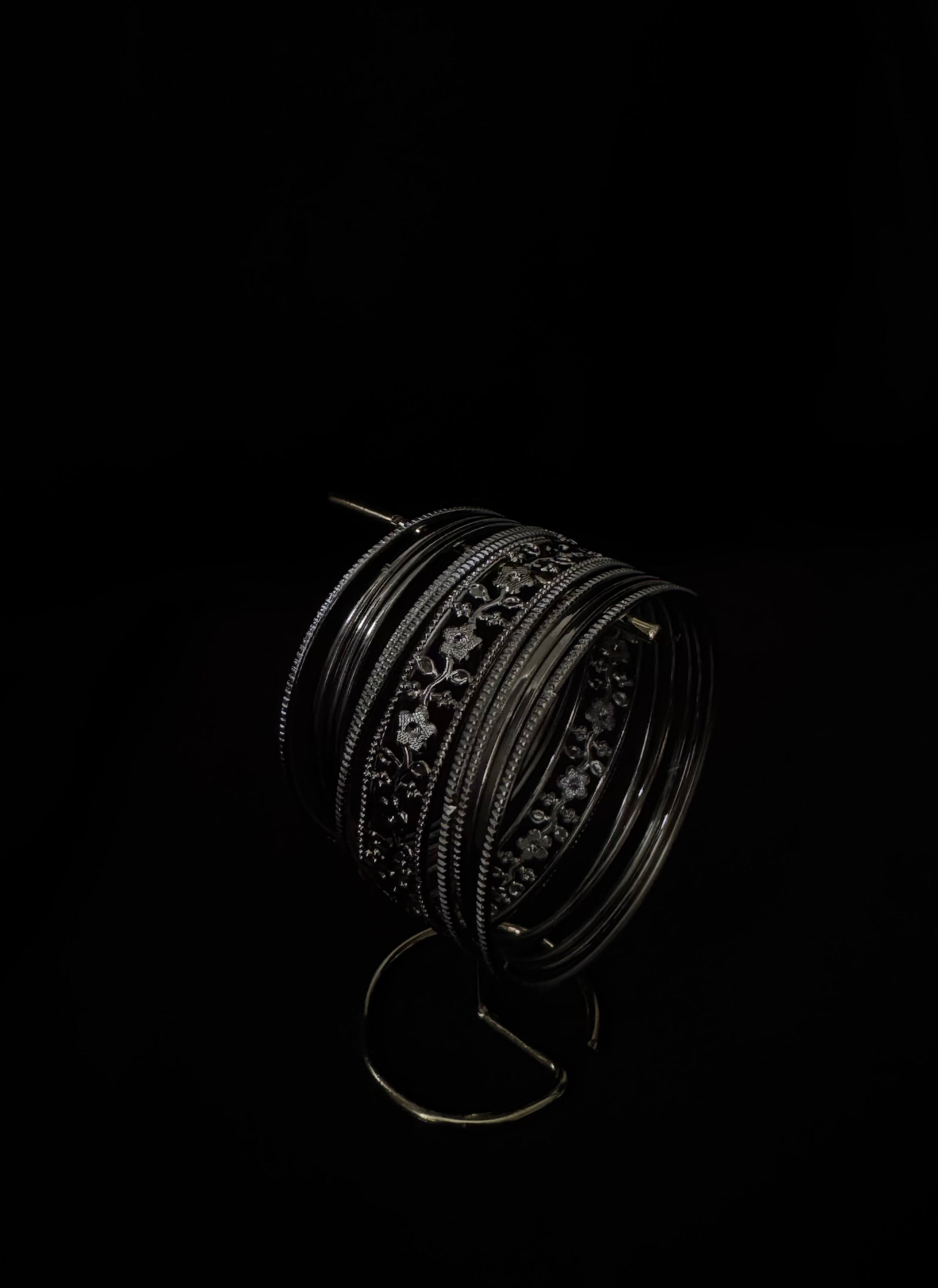 Kiara Silver Bangles