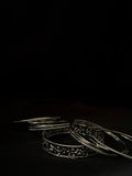 Kiara Silver Bangles