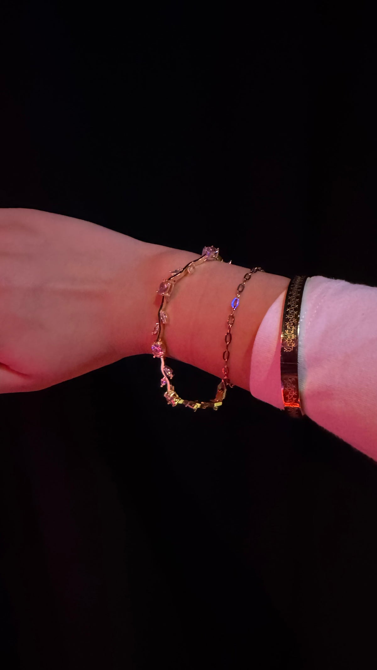 Pink Tulip Bracelet