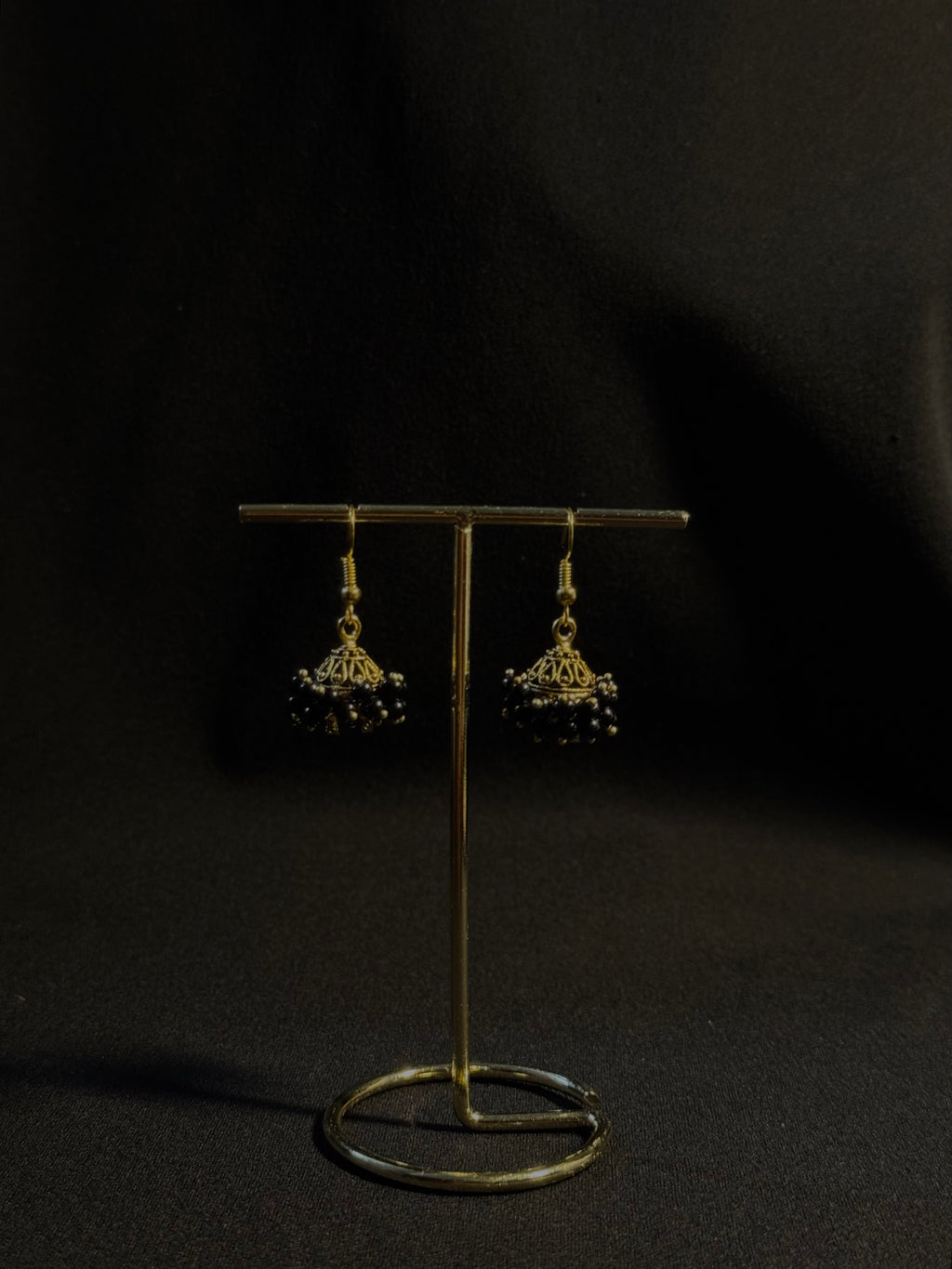 Kaali Mini Jhumkas