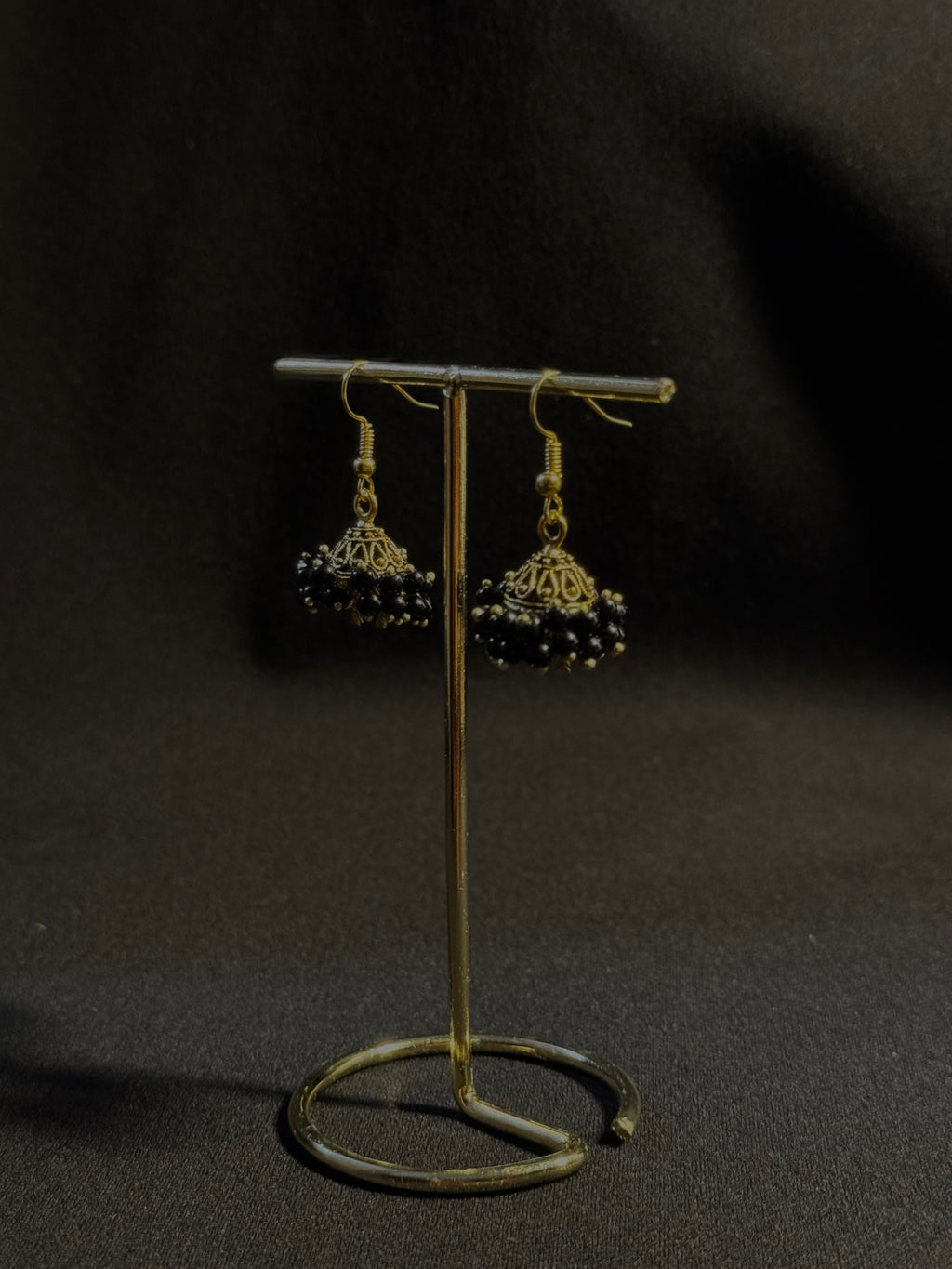 Kaali Mini Jhumkas
