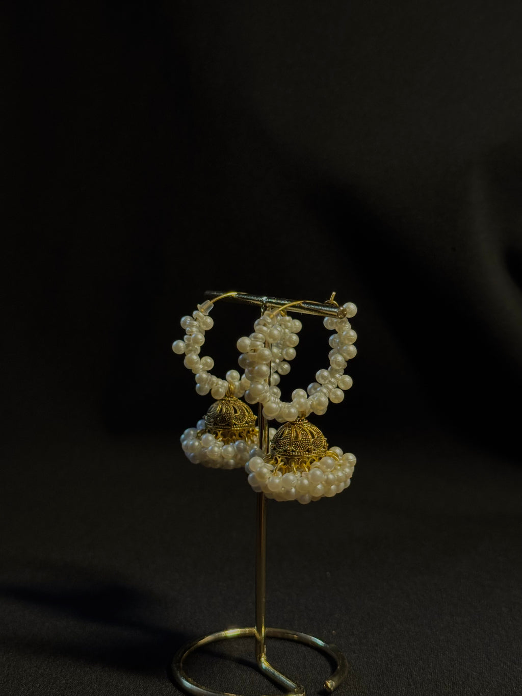 Pearl Cloud Hoops